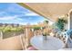 Spacious balcony with comfortable seating, stylish decor, and an open view for relaxing at 1090 N Lafayette St # 504, Denver, CO 80218