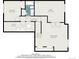 Lower level floor plan with bedroom, sitting room, and utility room at 302 Linden St, Frederick, CO 80530