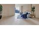 Expansive outdoor balcony with comfortable seating and city views at 975 N Lincoln St # 4F, Denver, CO 80203
