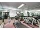 The on-site fitness center offers an array of machines for the residents at 1125 N Washington St # 303, Denver, CO 80203