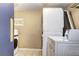 Laundry room with stacked washer and dryer units ready for convenience at 1125 N Washington St # 303, Denver, CO 80203