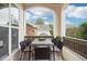 Inviting outdoor patio with dining set, perfect for entertaining at 19019 E Warren Dr # H104, Aurora, CO 80013