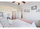 Open bedroom layout leads to a well-lit en-suite bathroom, plus a small hallway at 474 Black Feather Loop # 419, Castle Rock, CO 80104