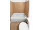 Bathroom with beige tile and a bathtub at 2685 S Dayton Way # 326, Denver, CO 80231