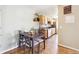 Charming dining area with modern decor and adjacent kitchen, perfect for Gathering meals at 7984 Chase Cir # 68, Arvada, CO 80003