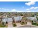 Aerial view of home showcasing curb appeal, manicured lawn, and neighborhood at 4927 Greenwich Way, Highlands Ranch, CO 80130