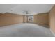 Bedroom provides neutral paint, carpet, ceiling fan, and window for natural light at 4927 Greenwich Way, Highlands Ranch, CO 80130
