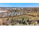 An aerial view of the neighborhood, highlighting its proximity to Sunset Park and surrounding areas at 10699 W 9Th Pl, Lakewood, CO 80215
