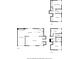 Detailed floor plan showcasing the layout of the home including the kitchen, living room, and bedrooms at 10699 W 9Th Pl, Lakewood, CO 80215