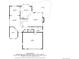 Layout featuring a living room, dining area, eat-in kitchen, Gathering room, office, and garage at 1210 Snowberry Ln, Broomfield, CO 80020