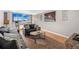 Spacious living room with city views and comfortable seating at 1196 N Grant St # 710, Denver, CO 80203