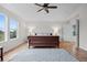 Generously sized main bedroom featuring hardwood floors and natural light at 13250 Wild Basin Way, Broomfield, CO 80020