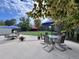 Spacious backyard featuring a large patio, perfect for outdoor entertaining and relaxation at 10640 W 46Th Ave, Wheat Ridge, CO 80033