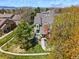 Beautiful aerial view showcasing the property and surrounding green spaces at 9917 Grove Way # A, Westminster, CO 80031