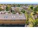 Aerial view of the property, highlighting garages and surroundings at 9917 Grove Way # A, Westminster, CO 80031
