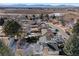 Aerial view showcasing home and mountain views at 5510 W 103Rd Ave, Westminster, CO 80020