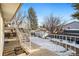 Deck with backyard and stairs access at 5510 W 103Rd Ave, Westminster, CO 80020