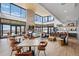 Bright and airy community room with ample seating and large windows at 624 Simmental Loop, Castle Rock, CO 80104