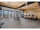 Well-equipped fitness center with modern exercise machines and large windows at 624 Simmental Loop, Castle Rock, CO 80104