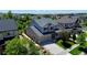 Aerial view of home showcasing well-manicured landscaping and neighborhood setting at 26072 E Fremont Pl, Aurora, CO 80016
