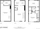 3-level floor plan including basement, main and upper levels at 4412 W Pondview Dr, Littleton, CO 80123