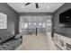Second bonus room upstairs with natural light and open floor plan at 3234 Picketwire Way, Castle Rock, CO 80108