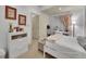 Bright bedroom features ample natural light, stylish decor, and comfortable furnishings at 383 S Franklin St, Denver, CO 80209