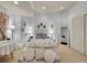 Cozy bedroom with plush carpets, stylish décor, comfortable bedding, and ample lighting at 383 S Franklin St, Denver, CO 80209