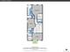 Detailed third floor floorplan features a primary and secondary bedroom, bathrooms, and a laundry room at 383 S Franklin St, Denver, CO 80209