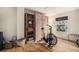 Versatile exercise room is equipped with a built-in Murphy bed for flexible use at 6240 Everett Ct # D, Arvada, CO 80004