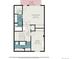 Detailed floorplan of the second floor showing bedrooms and bathrooms at 6240 Everett Ct # D, Arvada, CO 80004