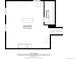 Floor plan of the basement with storage area at 4555 E 121St Ct, Thornton, CO 80241