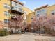 Modern building with balconies and well-maintained landscaping provides a sense of tranquility at 9019 E Panorama Cir # D320, Englewood, CO 80112
