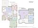 Detailed floor plan showing room dimensions and layout of the two-story home at 2330 Sandpiper Dr, Lafayette, CO 80026
