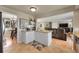 View of kitchen area, featuring granite countertops and a breakfast nook at 7313 S Dexter Way, Centennial, CO 80122