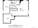 Basement floor plan featuring a recreation room, bedroom, bath, and storage at 9871 Indian Wells Dr, Lone Tree, CO 80124