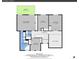 Detailed floorplan showcasing the layout of the home, including bedrooms, bathrooms, and balcony at 15740 Sandtrap Way, Morrison, CO 80465