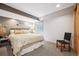 Bedroom with neutral decor, carpet and a comfortable queen size bed at 7954 S Franklin Ct, Centennial, CO 80122