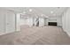 Spacious finished basement offering ample room for recreation, entertaining, and additional living space at 7382 W Stanford Ave, Littleton, CO 80123