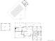 Detailed floor plan showing layout of pool, house, garage, covered porch, kitchen, living room, and bedrooms at 7382 W Stanford Ave, Littleton, CO 80123