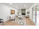 Cozy living room with a modern fireplace, stylish decor, and comfortable seating at 7382 W Stanford Ave, Littleton, CO 80123