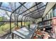 Bright sunroom with glass roof provides ample space for a dining area with views of the expansive backyard at 7382 W Stanford Ave, Littleton, CO 80123