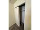 A small closet with double doors, shelves and hanging bar at 2241 Dexter Dr # 2, Longmont, CO 80501