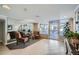 Bright lobby featuring tiled floors, comfortable seating, and large windows looking out onto a landscaped area at 1085 N Lafayette St # 804, Denver, CO 80218
