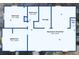 Floor plan of the house basement featuring three bedrooms, a bathroom, storage, and a finished basement at 2452 S Norfolk St, Aurora, CO 80013