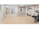 Spacious basement area with mirror, exercise equipment, and potential for recreation and relaxation at 9294 Melborne Ct, Parker, CO 80134