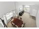 An overhead view of a dining area with great room featuring lots of natural light at 9294 Melborne Ct, Parker, CO 80134
