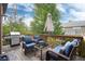 Outdoor deck space complete with seating, a grill, and privacy at 2959 W 110Th Pl, Westminster, CO 80234