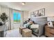 Well-lit bedroom with horse art, wooden accents, and a charming, comfortable feel at 495 Bennett Ave, Bennett, CO 80102