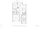 Detailed floor plan showcasing the layout of the home's first floor, including bedrooms and living spaces at 1762 Granger Cir, Castle Rock, CO 80109
